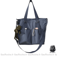 Sac Bandoulière Cabas Femme - modèle Bleu - Sac Roche ™