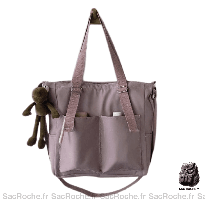 Sac Bandoulière Cabas Femme Violet