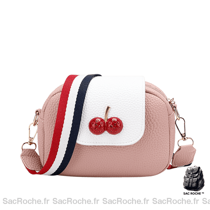 Sac Bandoulière Cerise - Petit Sac À Main Femme