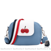 Sac Bandoulière Cerise - Petit Bleu Sac À Main Femme