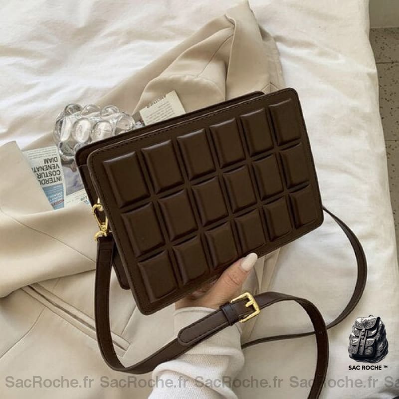 Sac Bandoulière Chocolat Petit Au Lait Sac À Main Femme