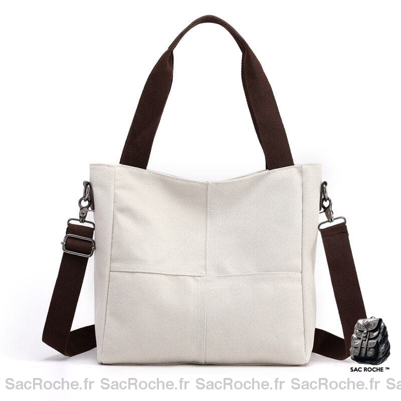 Sac Bandoulière Cours Beige À Main Pour Les