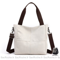 Sac bandoulière cours - modèle Beige - Sac Roche ™
