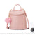 Sac Bandoulière Cuir Femme Convertible Pompon - modèle Rose - Sac Roche ™