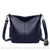 Sac bandoulière cuir femme petit - modèle Bleu - Sac Roche ™