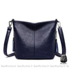 Sac Bandoulière Cuir Femme Petit Bleu À Main Femme