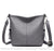 Sac bandoulière cuir femme petit - modèle Gris - Sac Roche ™