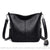 Sac bandoulière cuir femme petit - modèle Noir - Sac Roche ™