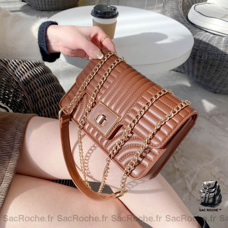 Sac Bandoulière Cuir Mini Rigide Sac À Main Femme