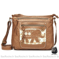 Sac bandoulière cuir souple vintage noir. - Sac Roche ™