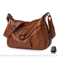 Sac Bandoulière Cuir Vintage Rabat - Sac Roche ™