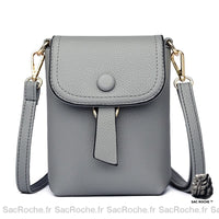 Sac Bandoulière Épaisse Femme - modèle Gris - Sac Roche ™