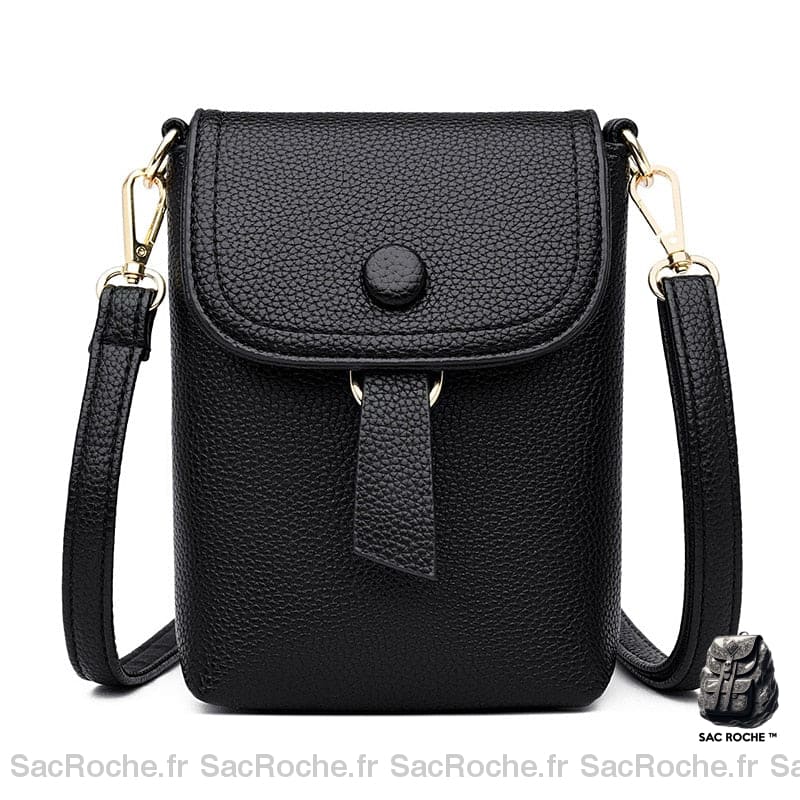 Sac Bandoulière Épaisse Femme Noir