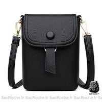 Sac Bandoulière Épaisse Femme - modèle Noir - Sac Roche ™