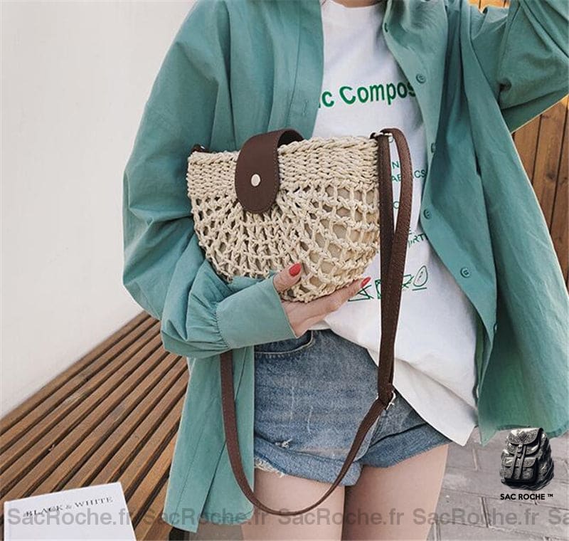 Sac Bandoulière Estival Femme Bohème. À Dos