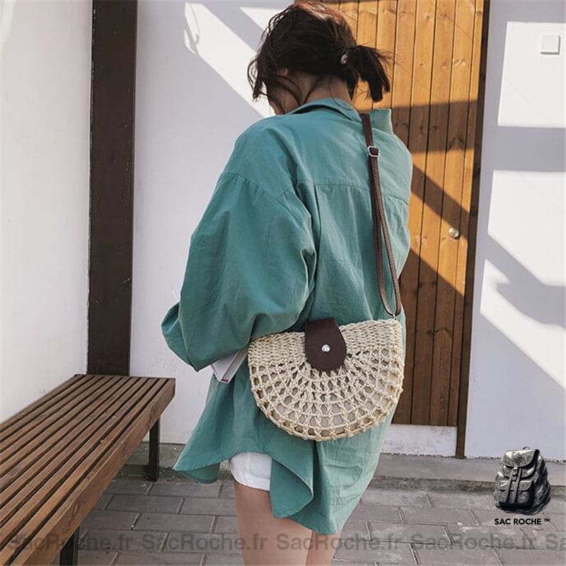 Sac Bandoulière Estival Femme Bohème. À Dos