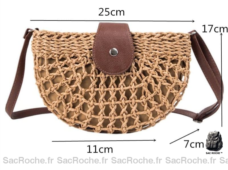 Sac Bandoulière Estival Femme Bohème. À Dos