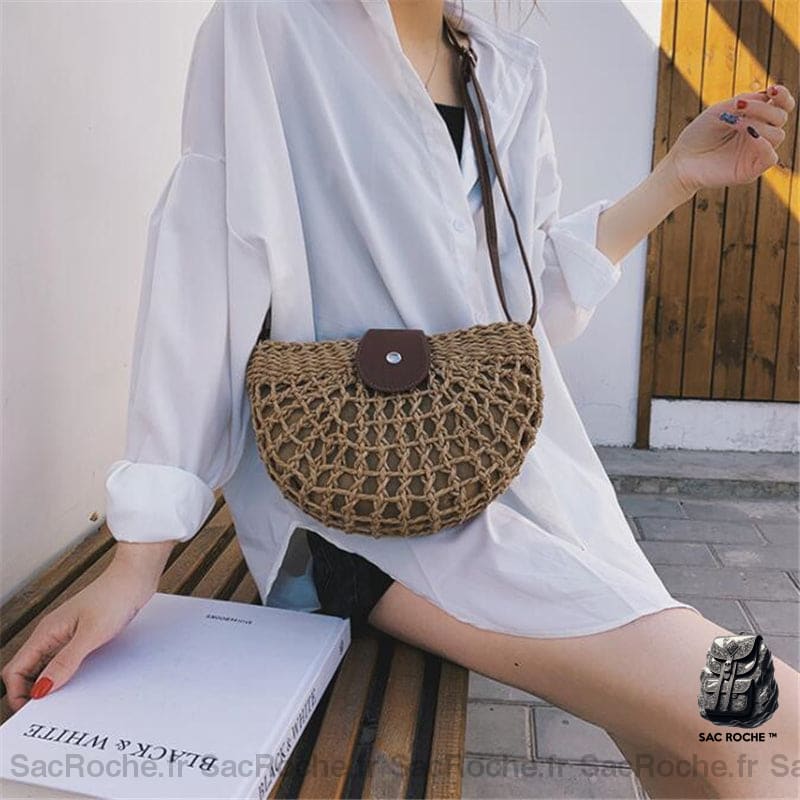 Sac Bandoulière Estival Femme Bohème. À Dos