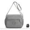 Sac Bandoulière Femme Avec Zip Gris Bandoulière Femme