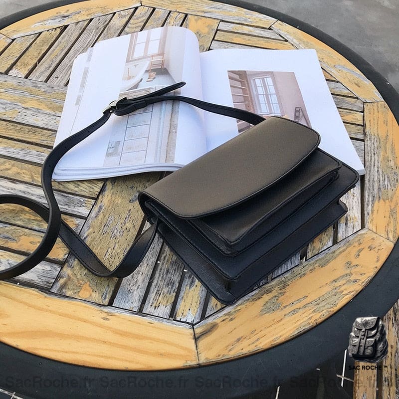 Sac Bandoulière Femme Classique Noir Sac À Main Femme