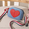 Sac Bandoulière Femme Cur Mini Bleu Sac À Main Femme
