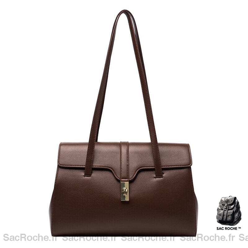 Sac Bandoulière Femme Élégant Café Sac À Main Femme