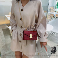 Sac Bandoulière Femme Élégant - modèle Rouge (Petit) - Sac Roche ™