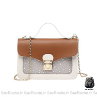 Sac Bandoulière Femme Mignon Petit - modèle Marron - Sac Roche ™