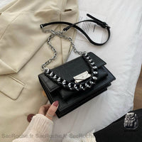 Sac Bandoulière Femme Mini - modèle Noir - Sac Roche ™