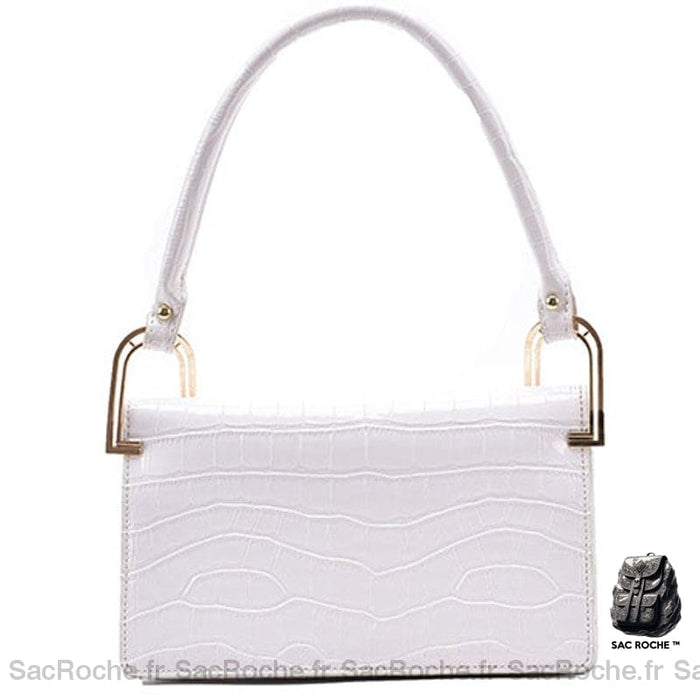 Sac Bandoulière Femme Mode Blanc / 22Cm X 7Cm 13Cm