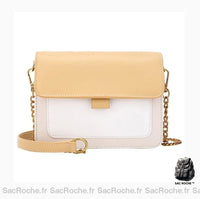 Sac Bandoulière Femme Moderne - modèle Jaune / 19 x 7 x 15cm - Sac Roche ™