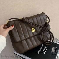 Sac Bandoulière Femme Noir - modèle Marron - Sac Roche ™