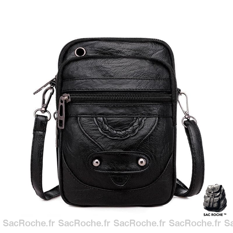Sac Bandoulière Femme Pas Cher Noir