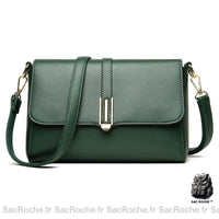 Sac Bandoulière Femme Petit Couleur - modèle Vert - Sac Roche ™