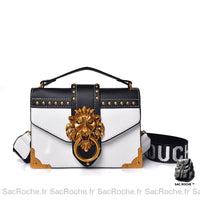 Sac Bandoulière Femme Petit et Qualité - modèle Blanc - Sac Roche ™