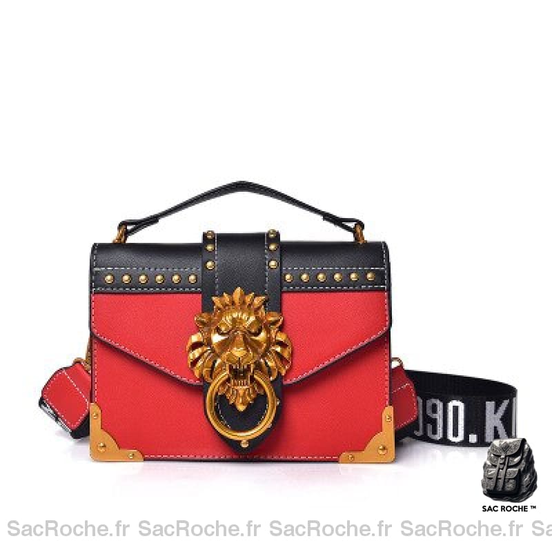 Sac Bandoulière Femme Petit Et Qualité Rouge Sac À Main Femme