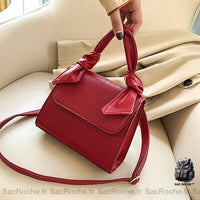Sac Bandoulière Femme Petit - modèle Rouge - Sac Roche ™