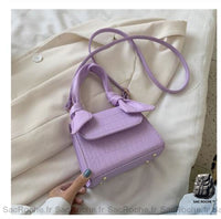 Sac Bandoulière Femme Petit - modèle Violet - Sac Roche ™
