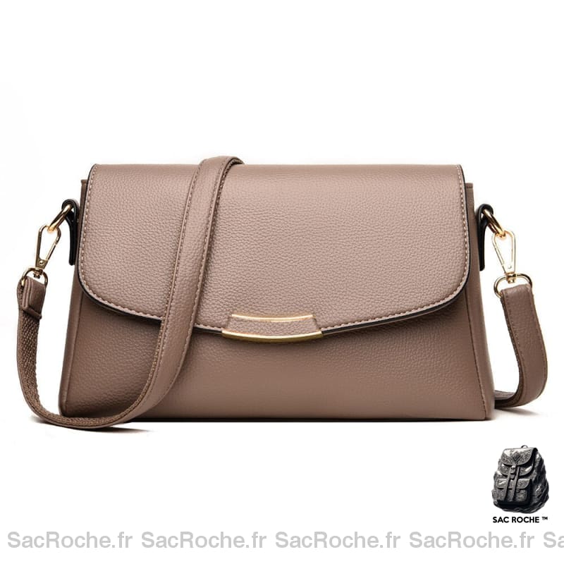 Sac Bandoulière Femme Sobre Petit Marron Sac À Main Femme