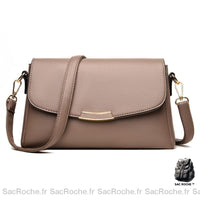 Sac Bandoulière Femme Sobre Petit - modèle Marron - Sac Roche ™