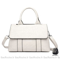 Sac Bandoulière Femme Tendance Chic - modèle Blanc - Sac Roche ™