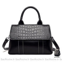 Sac Bandoulière Femme Tendance Chic Noir