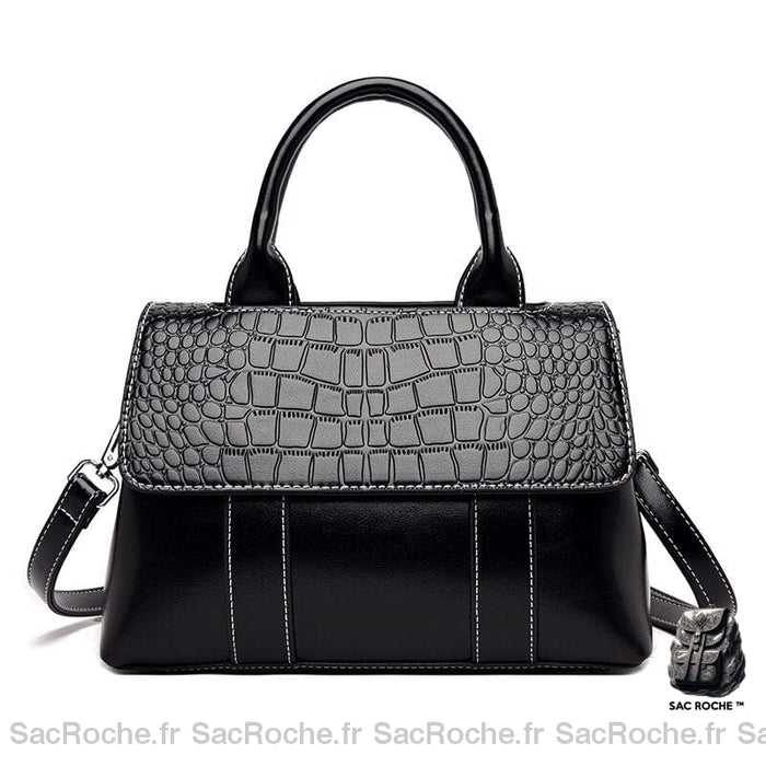 Sac Bandoulière Femme Tendance Chic Noir