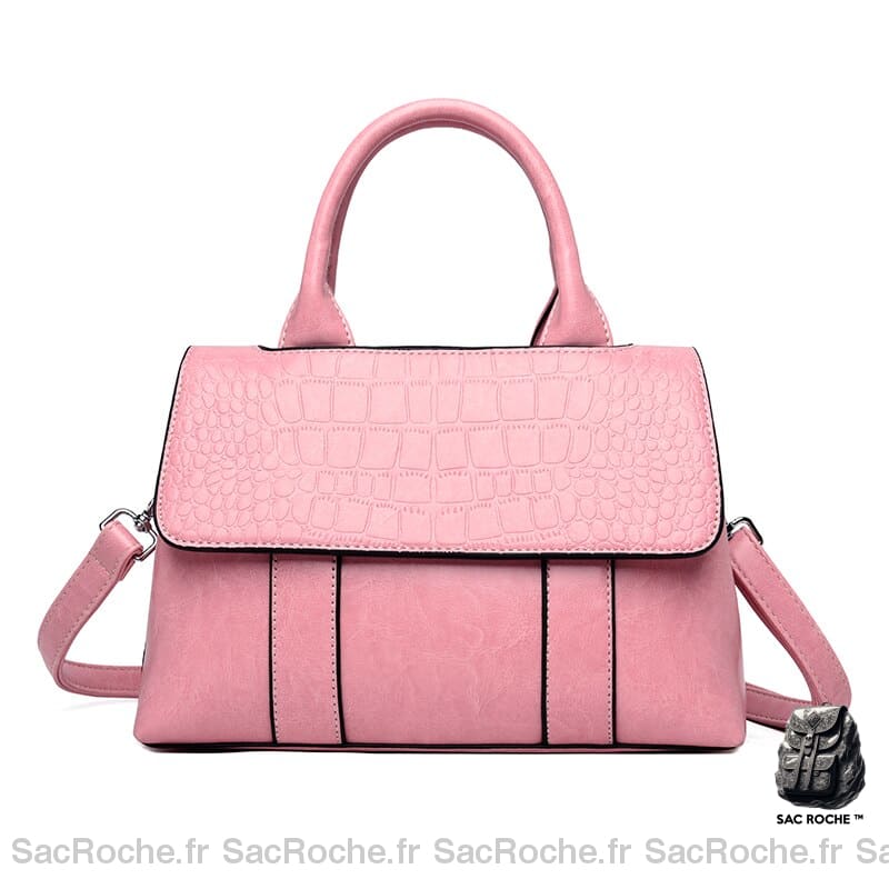 Sac Bandoulière Femme Tendance Chic Rose