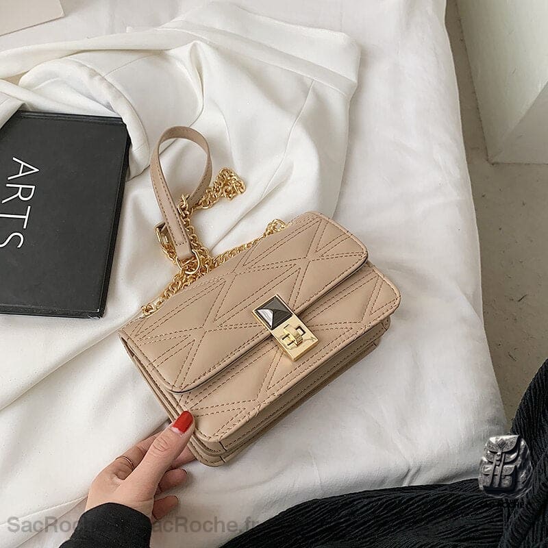 Sac Bandoulière Femme Tendance Crème Sac À Main Femme