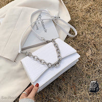 Sac Bandoulière Femme Tendance Petit - modèle Blanc - Sac Roche ™
