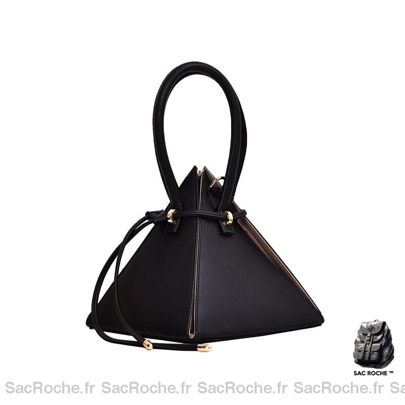 Sac Bandoulière Femme Triangle Noir Sac À Main Femme