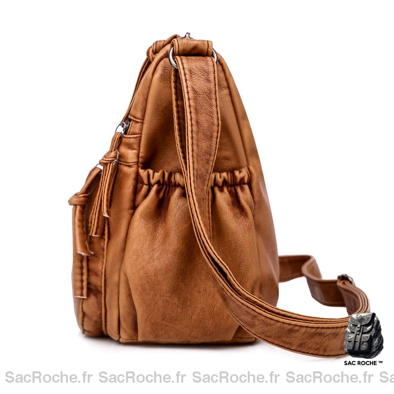 Sac Bandoulière Femme Vintage - Multi Poches Sac À Main Femme