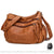 Sac Bandoulière Femme Vintage - Multi Poches - modèle Marron - Sac Roche ™
