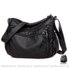 Sac Bandoulière Femme Vintage - Multi Poches Noir Sac À Main Femme